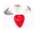 0.3mm Stainless Steel Heart-shaped Guitar Picks