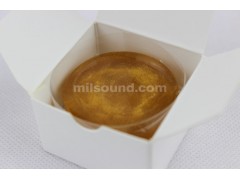 Leto quality rosin #8001, containing gold powder, paper box, for Violin, Viola, Cello