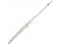 Silver/Nickel Plated C Key Cupronickel Flute, Open/Closed Hole, 16 Holes, with Split E Mechanism