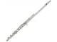 Professional C Key Closed Hole Cupronickel Flute, Silver/Nickel-Plated, 17 Holes, with Split E Mechanism