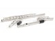 Silver/Nickel-Plated C Key Closed Hole Cupronickel Flute for Kids, Students and Adult Beginners, with Split E Mechanism