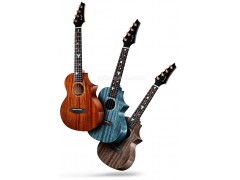 Concert/Tenor Solid Mahogany Ukulele for Beginner and Intermediate levesl, Three Colors Selectable